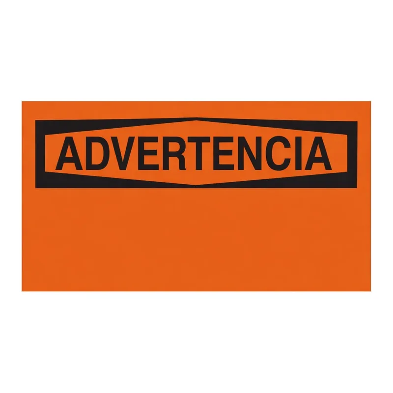 Brady ADVERTENCIA Sign