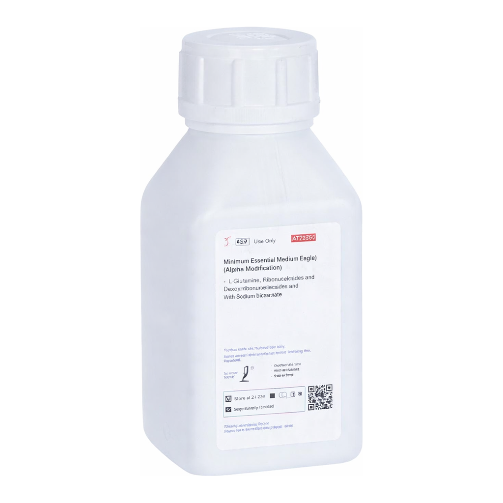 Himedia Minimum Essential Medium Eagle (MEM) (Alpha Modification) w/ L-Glutaminew/o Deoxyribose nucleosides, Ribonucleosides, Phenol red and sodium bicarbonate