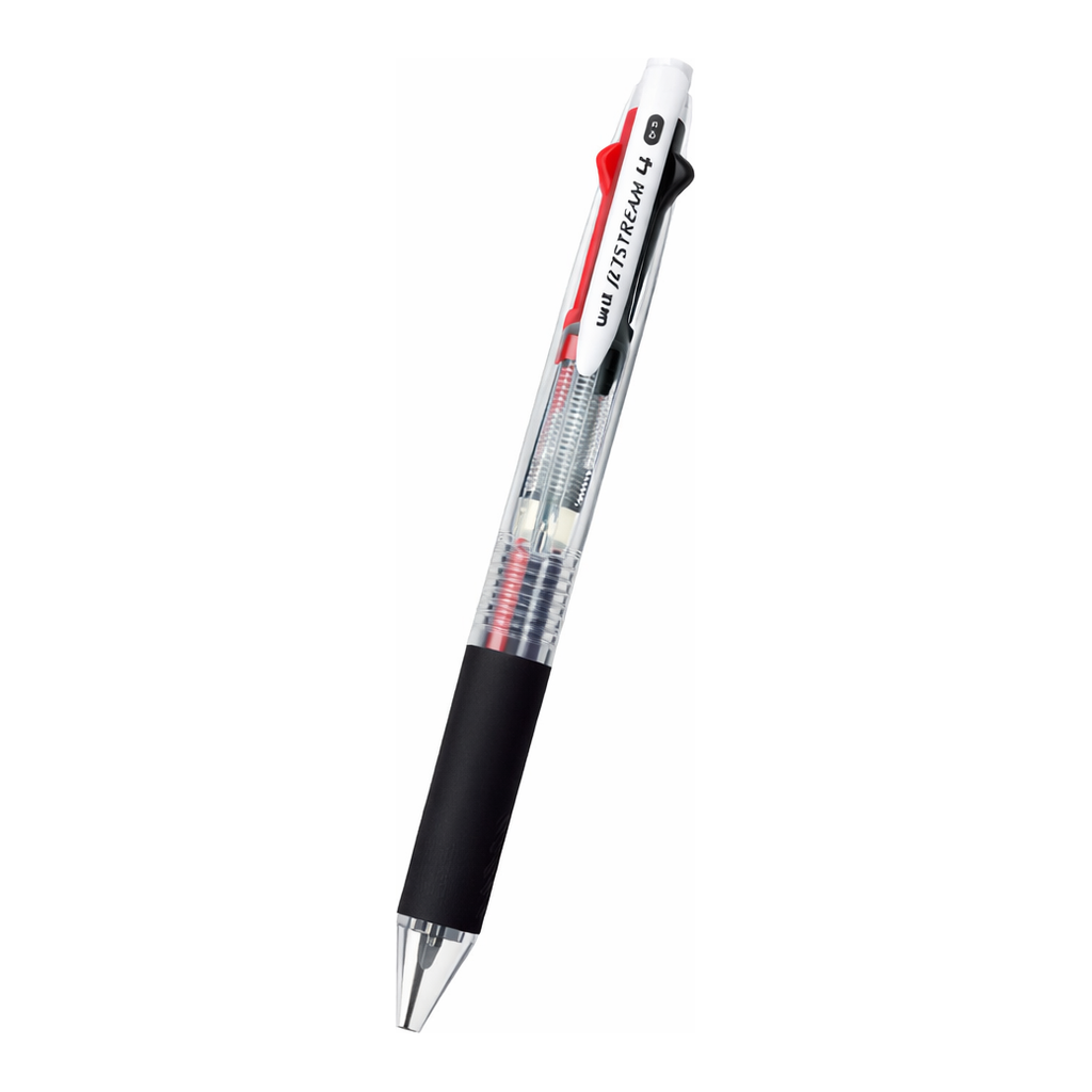 OFFICENEX 유니 제트스트림 4색 0.7mm 투명(SXE4-500-07-T)