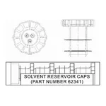 Waters Bottle Cap 1.25 in Neck, 4/pk