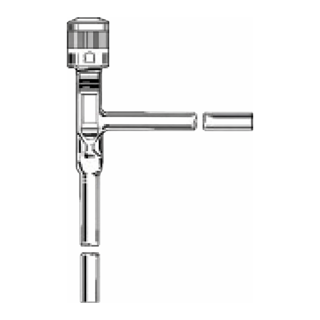 Thermo Fisher Scientific Kimble Kontes Right Angle with Tip O-Ring PTFE Plug HI-VAC Valves