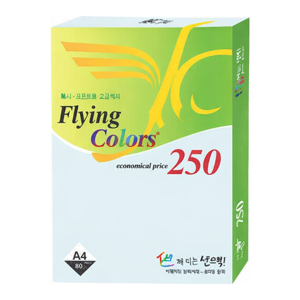 OFFICENEX 플라잉컬러250 (NO05/A4/ 80g/ 연노랑/ 250매/팩/삼원)