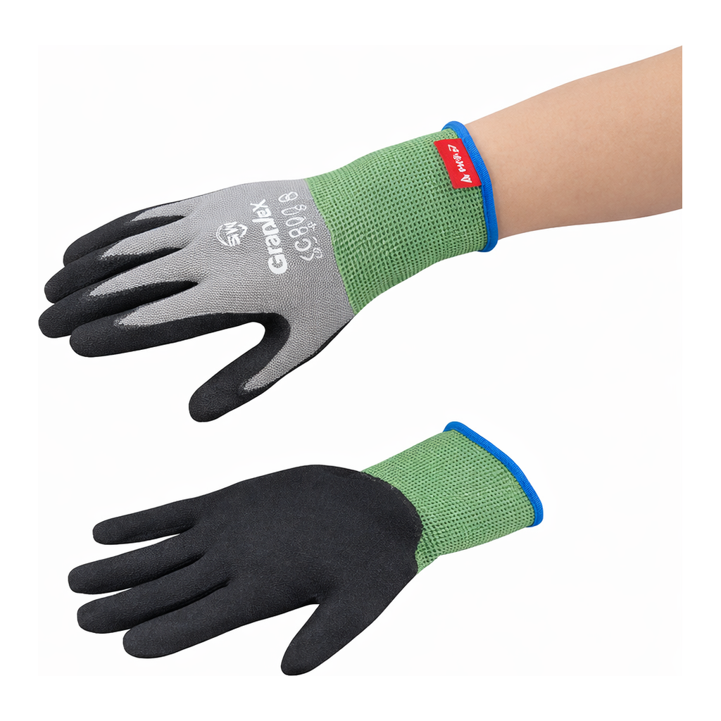 AS ONE Touch Panel Corresponding Cut Resistant Glove (ANSI Level 4 Embossed), 터치패널 대응 내절창장갑(ANSI 레벨4 엠보스)