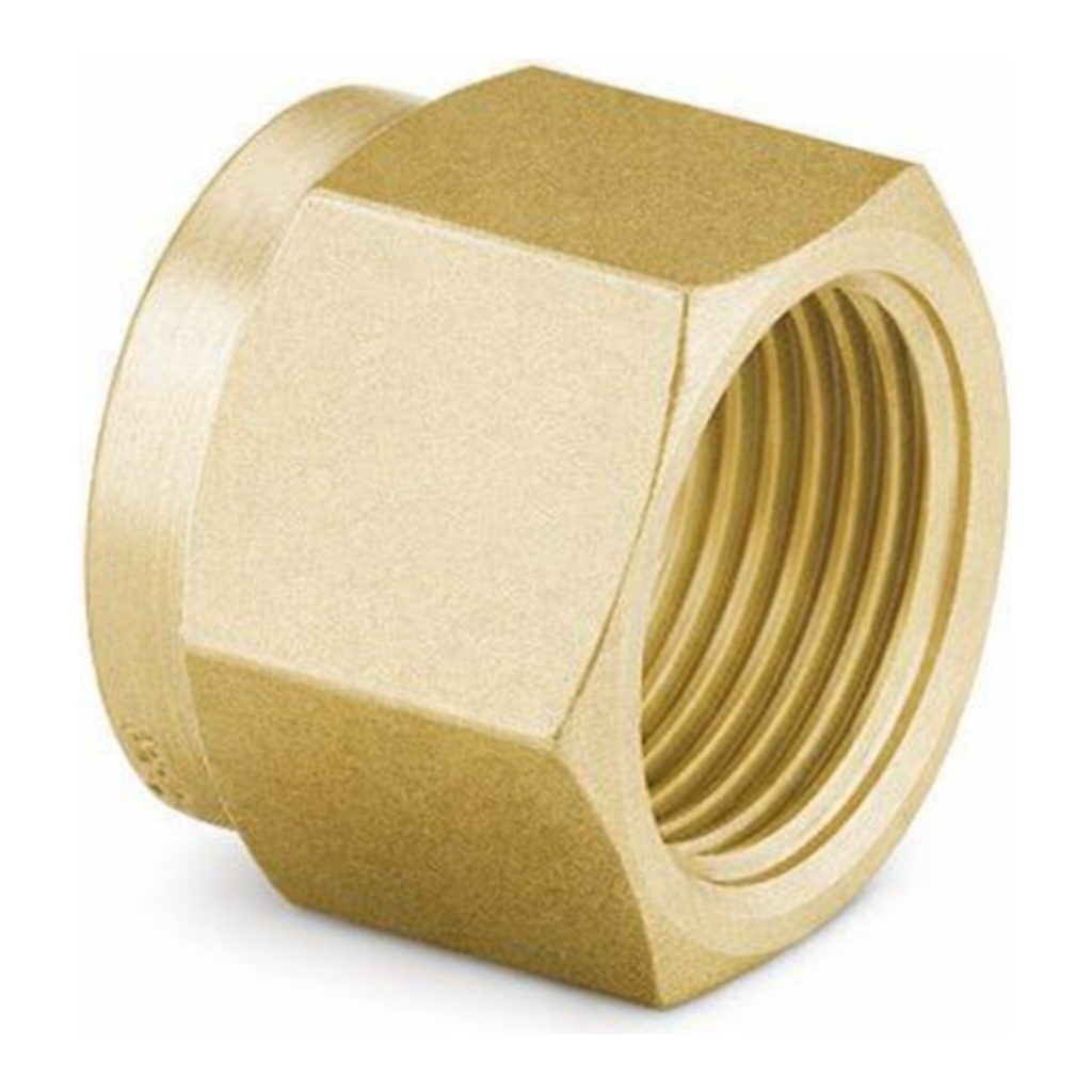 Restek Swagelok Fittng, Brass, 1/8in Nut, 40-pk