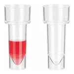 Daihan Science mediclin 2~3㎖ PS Disposable Blood Sample Cup, for HitachiTM Analyzer, Glassy-Cl