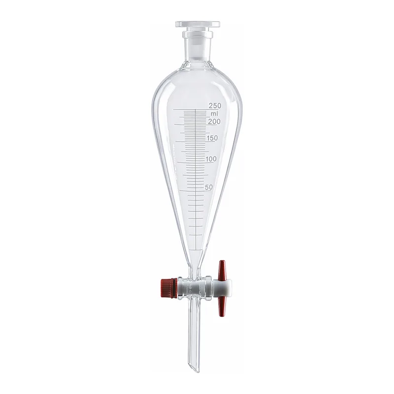 AS ONE Separatory Funnel with Scale (Squibb Type), 스키브형 분액깔때기