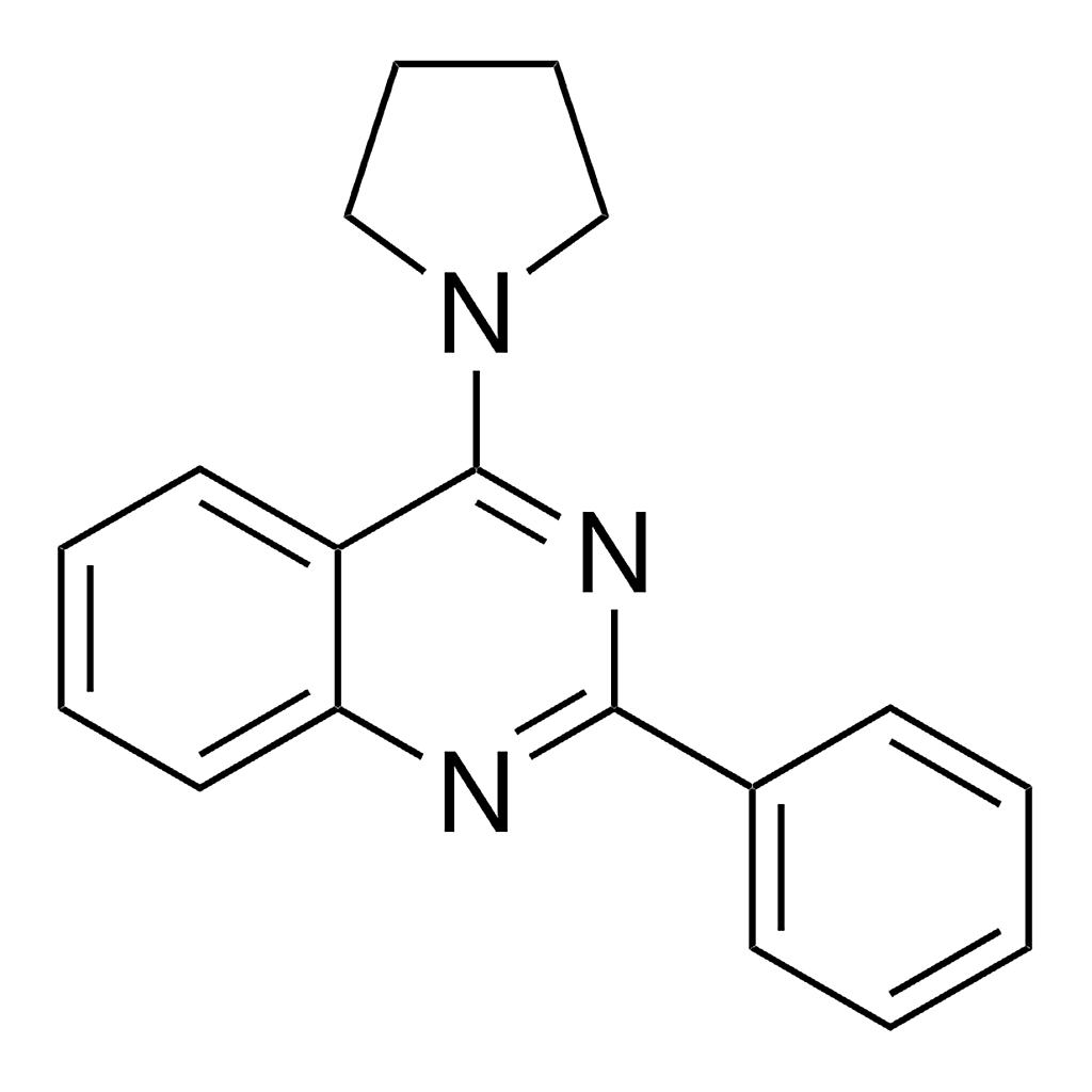 Merck 2-PHENYL-4-(1-PYRROLIDINYL)QUIN-