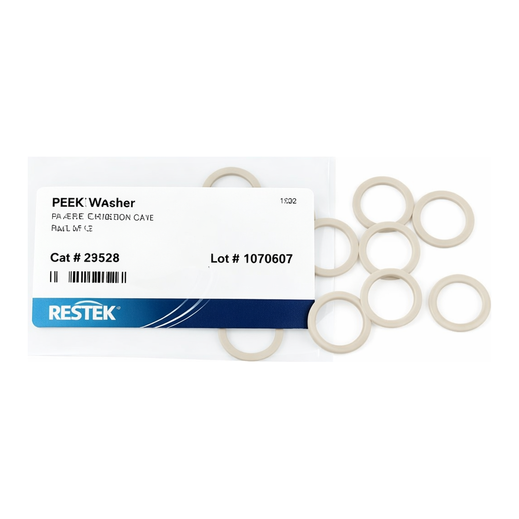 Restek PEEK Washer, for ASE 200 Extraction Unit 12pk, Replaces Dionex Part #049454