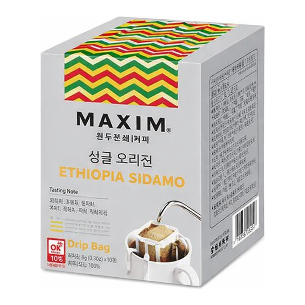 OFFICENEX 맥심 싱글 오리진 에티오피아 시다모 (드립/8gx10T)