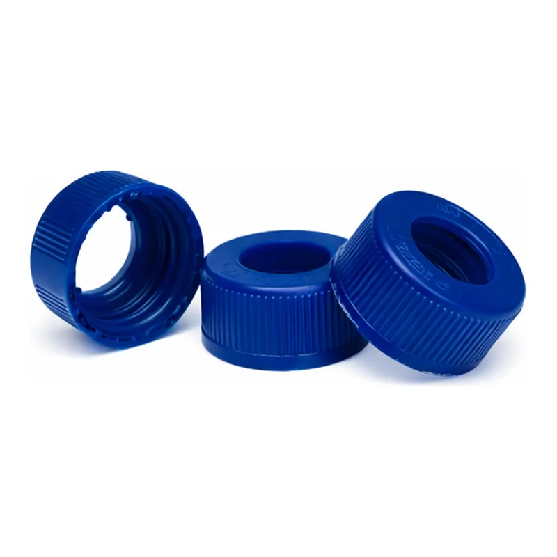 Agilent Blue color screw caps 100/PK