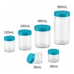 AS ONE Wide-Mouth Glass Bottle (Vacuum Processed), 광구 유리병 (진공처리)