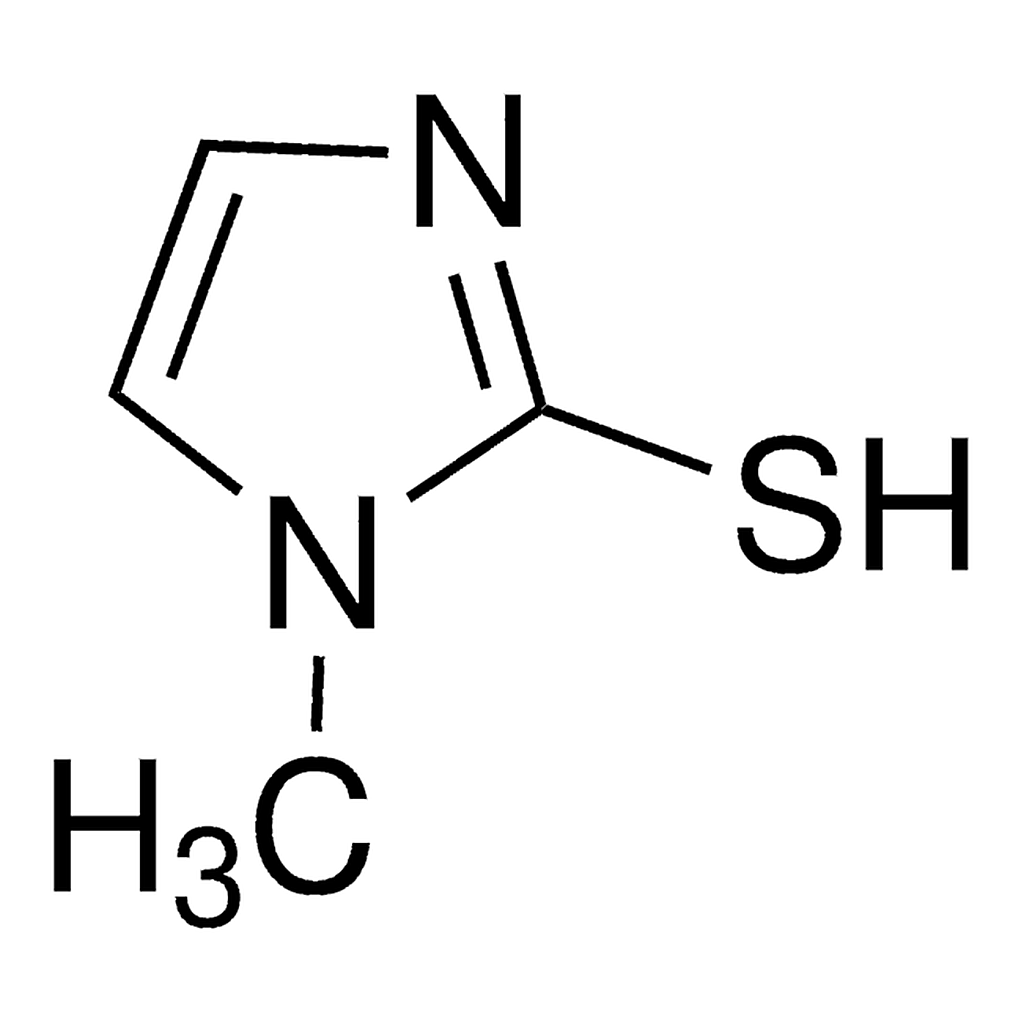 Merck 2-MERCAPTO-1-METHYLIMIDAZOLE, 99+%
