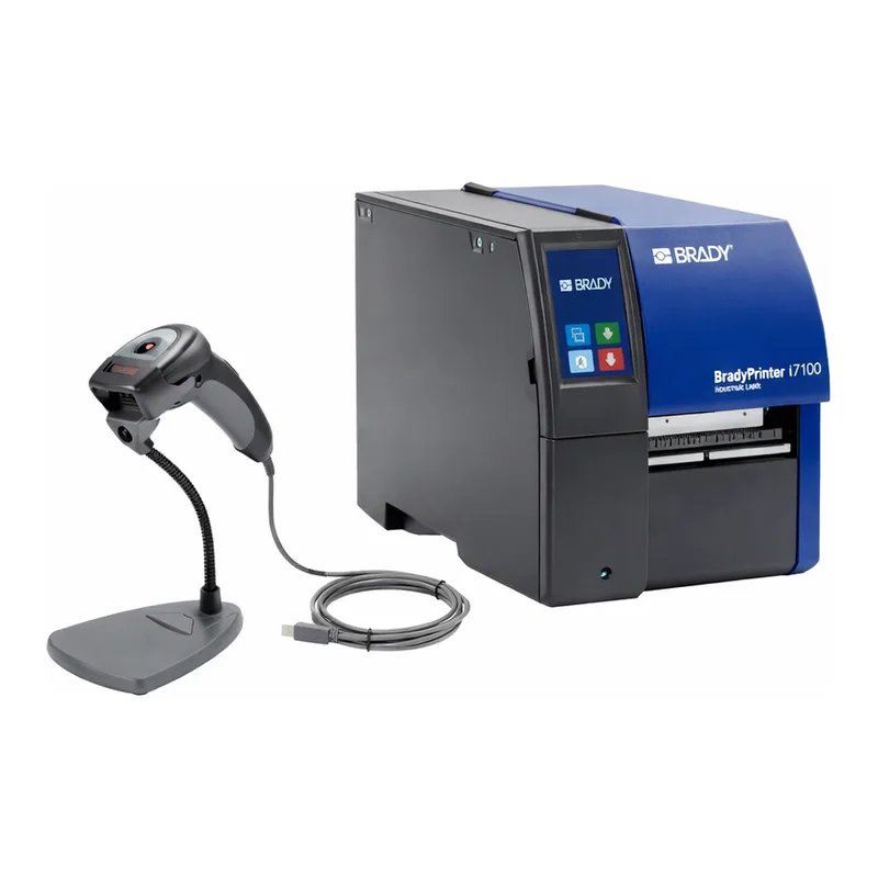 Brady BradyPrinter i7100 with CR1500 Barcode Scanner and Software Kit