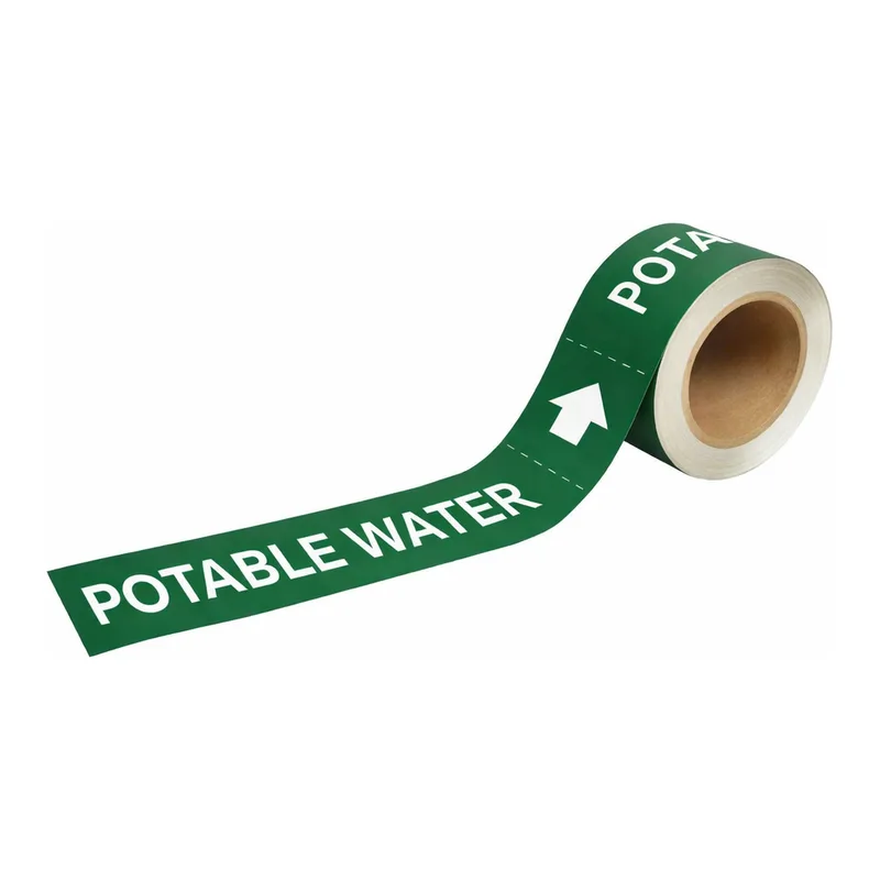 Brady POTABLE WATER Pipe Markers-To-Go