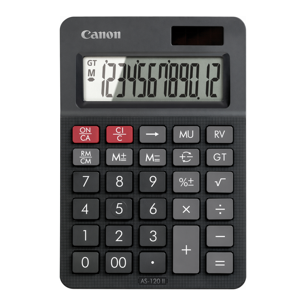 OFFICENEX 캐논 계산기 AS-120V II 블랙