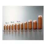 AS ONE CC Screw Vial Amber, CC스크루 캡 바이알 갈색