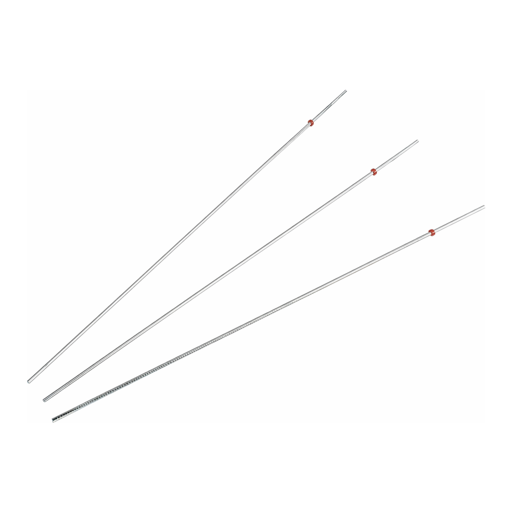 Restek Capillary Tubing, SS, 1/16inOD x 0.005 ID x 20cm L, 3-pk Red