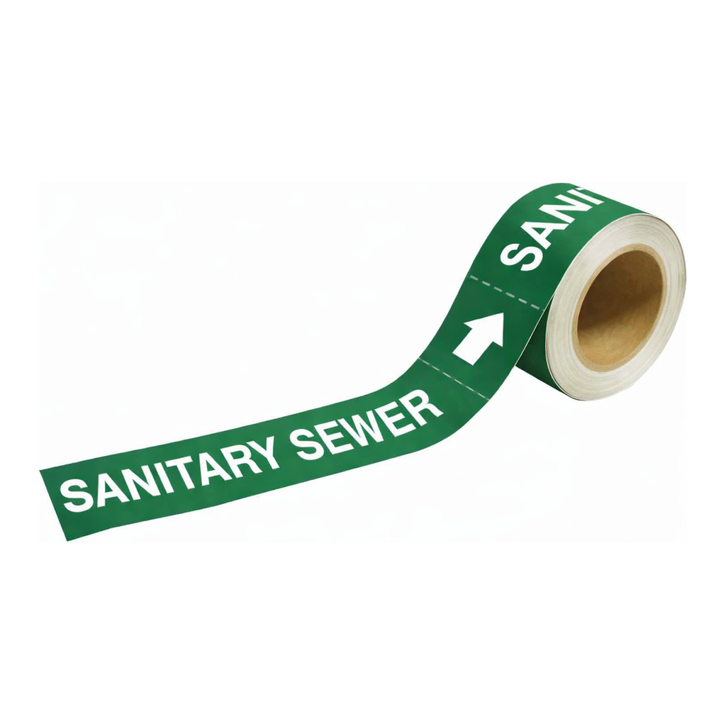 Brady SANITARY SEWER Pipe Markers-To-Go