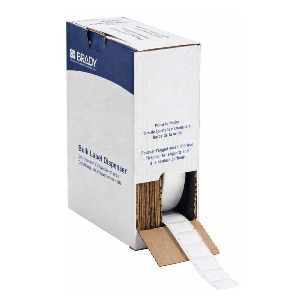 Brady Aggressive Adhesive Multi-Purpose Nylon Labels, Bulk, for M6 M7 Printers