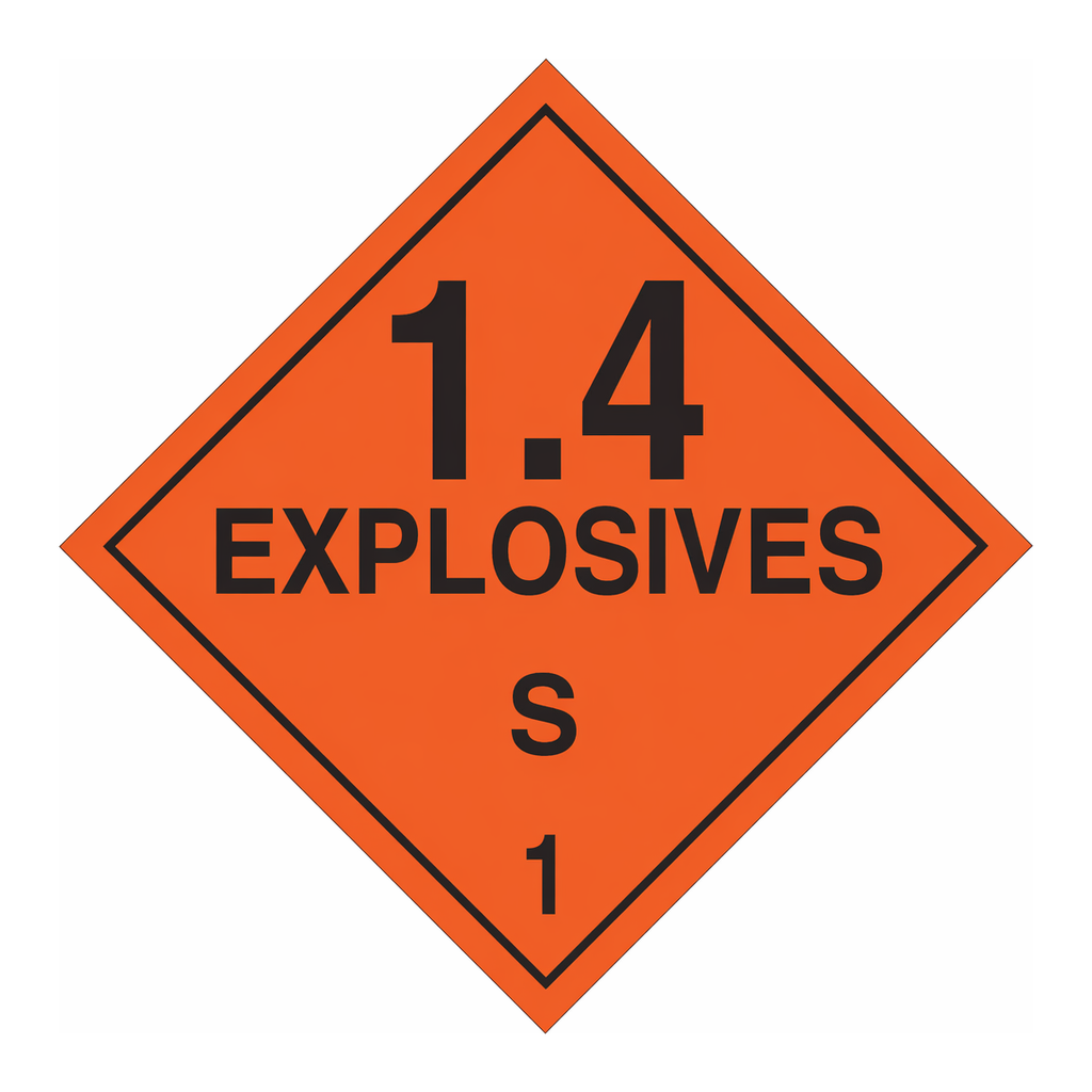Brady Explosives S 1 Sign