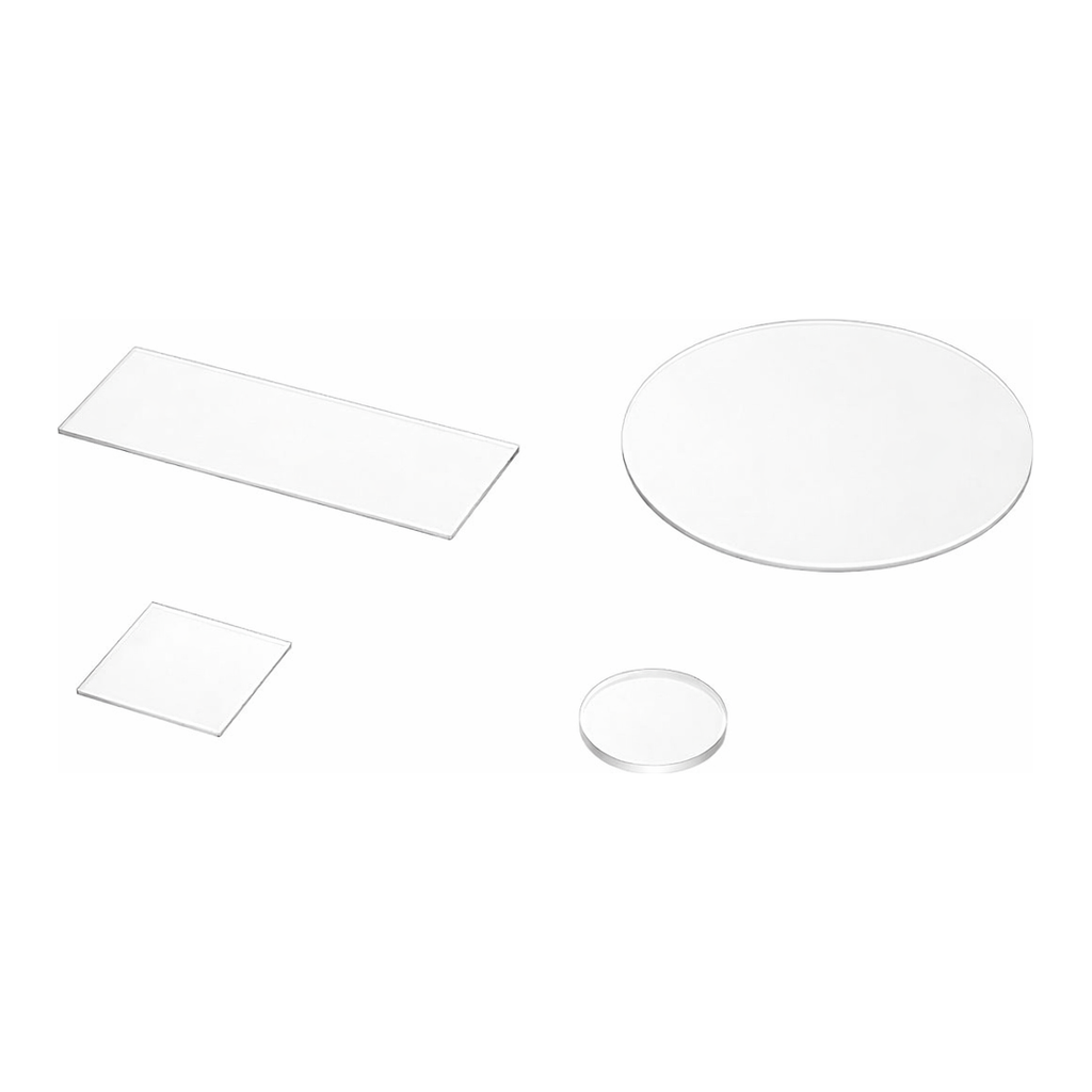 AS ONE Melting Quartz Polishing Plate (Square Plate)(□60 ~ □300mm), 각형 용융석영 연마판 (□60 ~ □300mm)