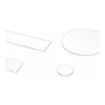 AS ONE Melting Quartz Polishing Plate (Circular Plate)(Φ60 ~ Φ200mm), 원형 용융석영 연마판 (Φ60 ~ Φ200mm)