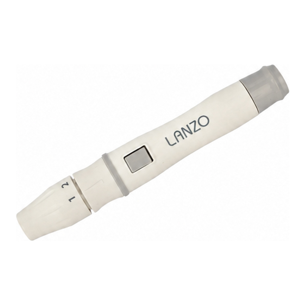 Daihan Science LANZO Adjustable Lancing Device for Blood Testing, 5 Depth Control, Medicaluse<