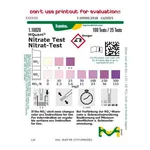 Merck NITRATE TEST 10 - 25 - 50 - 100 - 250 -