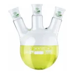 AS ONE Common Ground Joint 3-Angle Neck Flask, 공통 그라운드 조인트 3구 플라스크
