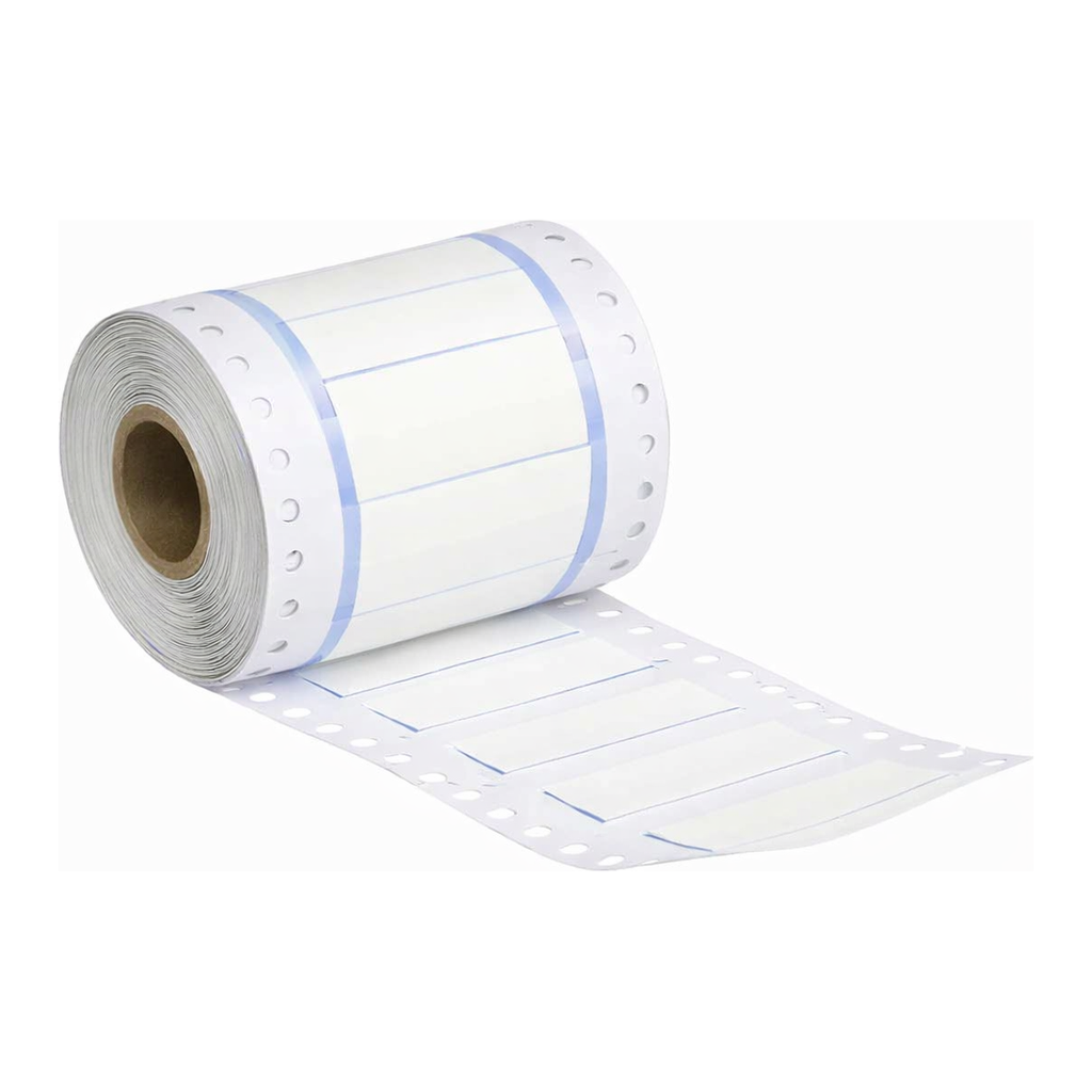 Brady PermaSleeve Heat Shrink Wire and Cable Labels, 3/8" Dia, for 1" Small Core Printers