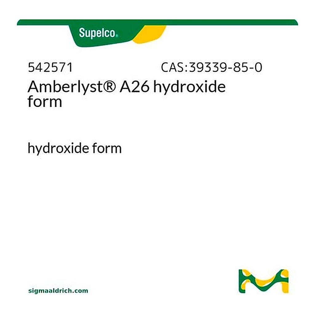 Merck Amberlyst(R) A26 hydroxide form