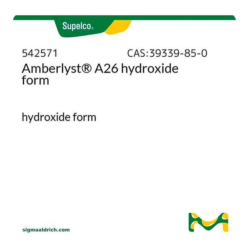 Merck Amberlyst(R) A26 hydroxide form