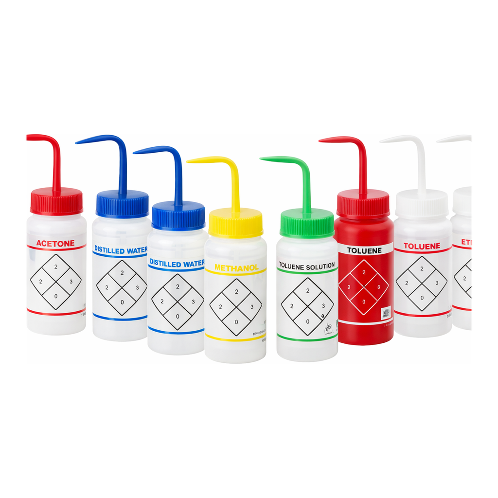 AS ONE Labeled Washing Bottle 500㎖ PE, 라벨 세척병 500㎖ PE