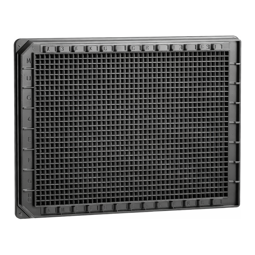 Greiner Bio One MICROPLATE, 1536 WELL, PS, F-BOTTOM, BLACK,HI-BASE, NON-BINDING, 15 PCS./BAG