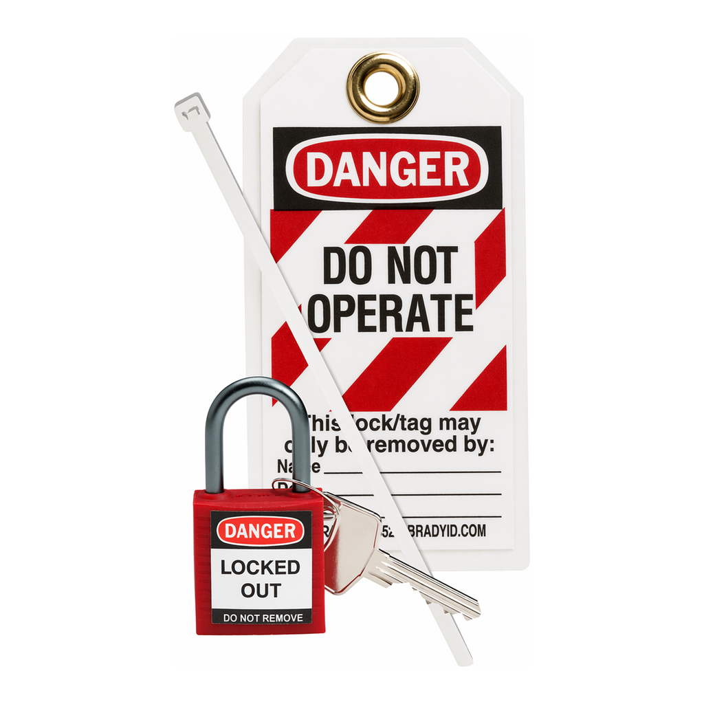 Brady Compact Nylon Padlock Personal Kit