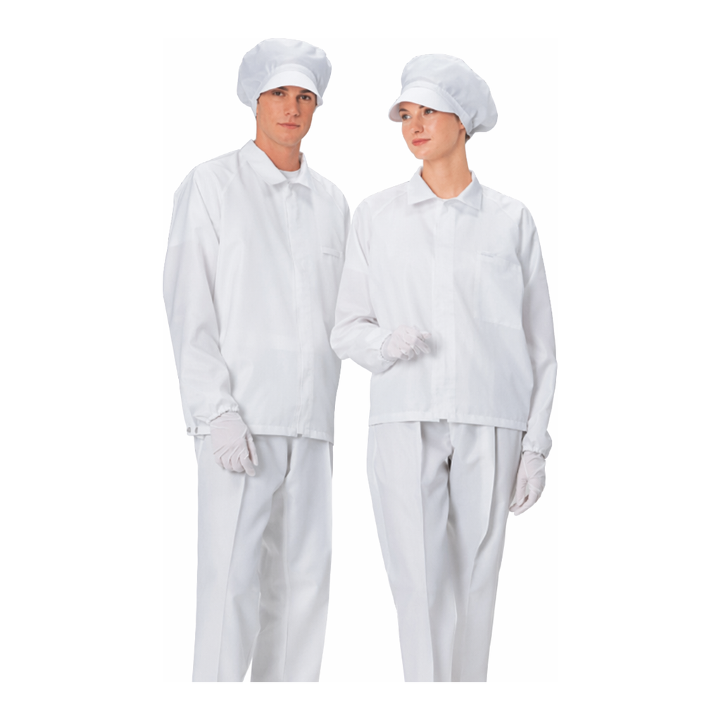 AS ONE Cleanroom Jacket AS249C (Unisex) CIC, 방진복 상의 (남녀 겸용)(클린 세탁품)