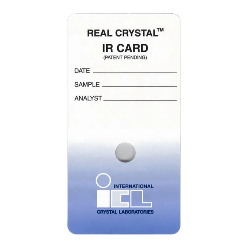 Merck Real Crystal(R) IR sample cards