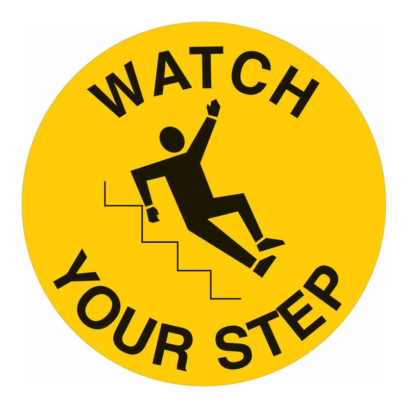 Brady WATCH YOUR STEP Anti-Slip Floor Sign