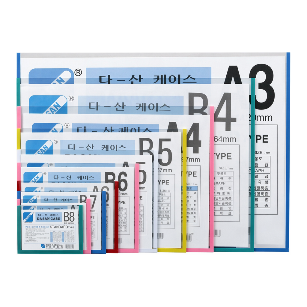 OFFICENEX 다산케이스(B4/364x257mm/백색/가로형)