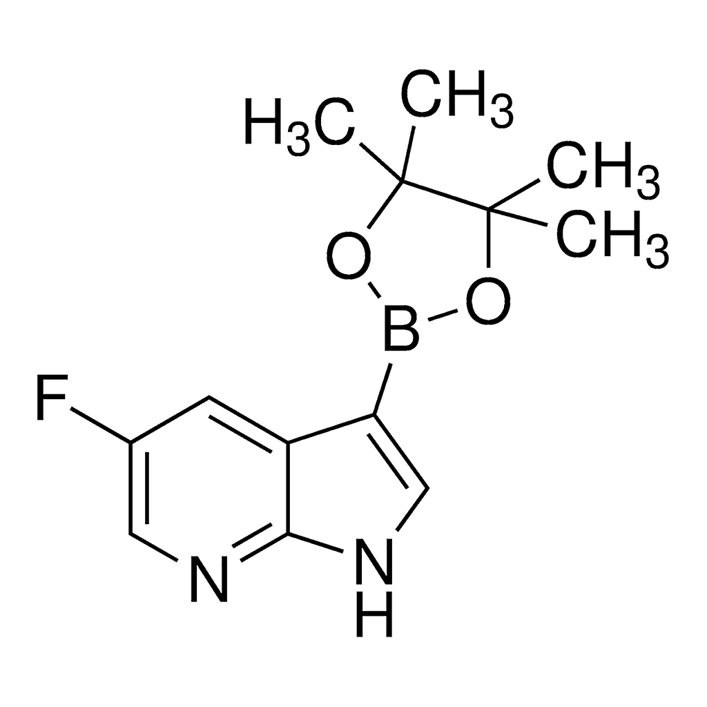 Merck 5-Fluoro-3-(4,4,5,5-tetramethyl-1,3,2-dioxaborolan-2-yl)-1H-pyrrolo[2,3-b]pyridine