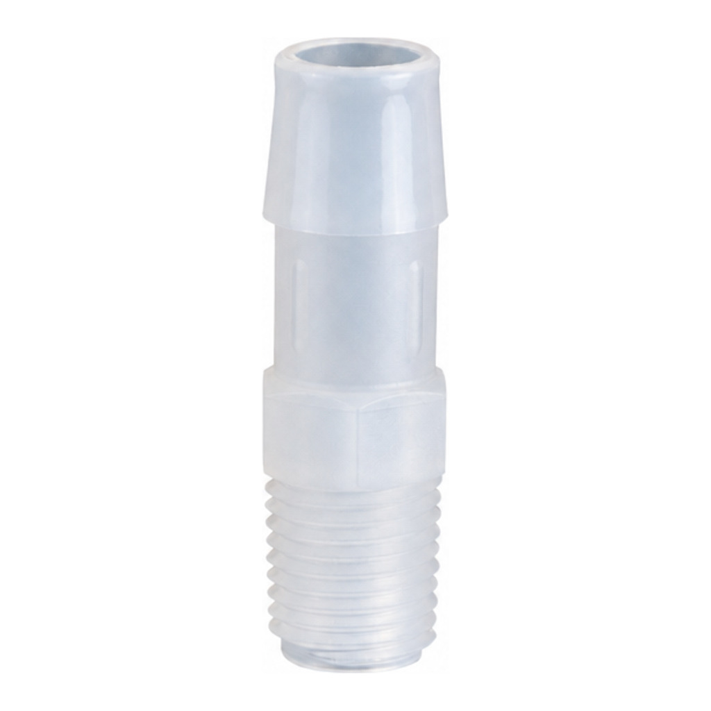 Tube connector, straight, 12.7 mm ID, PP