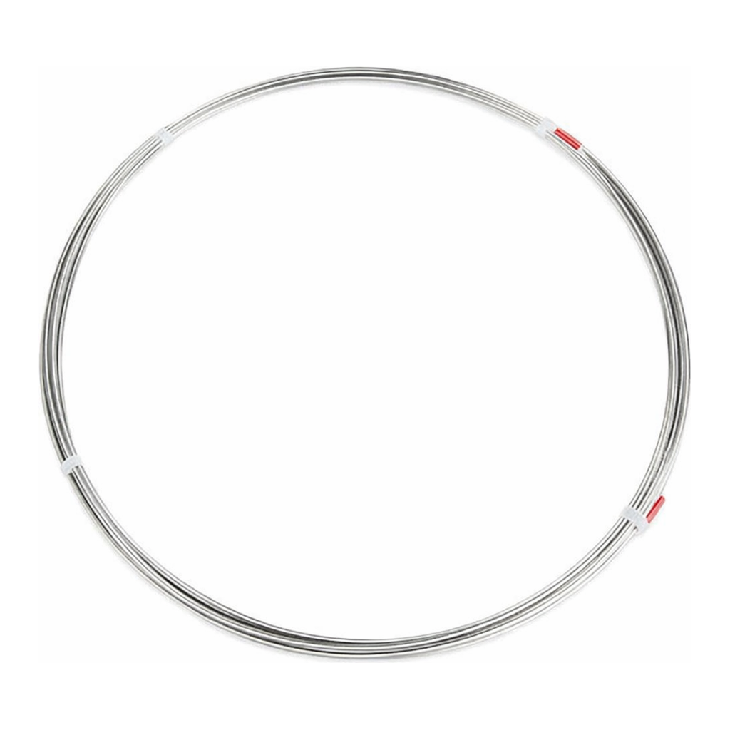 Restek Tubing, Stainless Steel, 304SS Rinsed and Cleaned 1/16in OD x 0.02in ID, 6ft Roll
