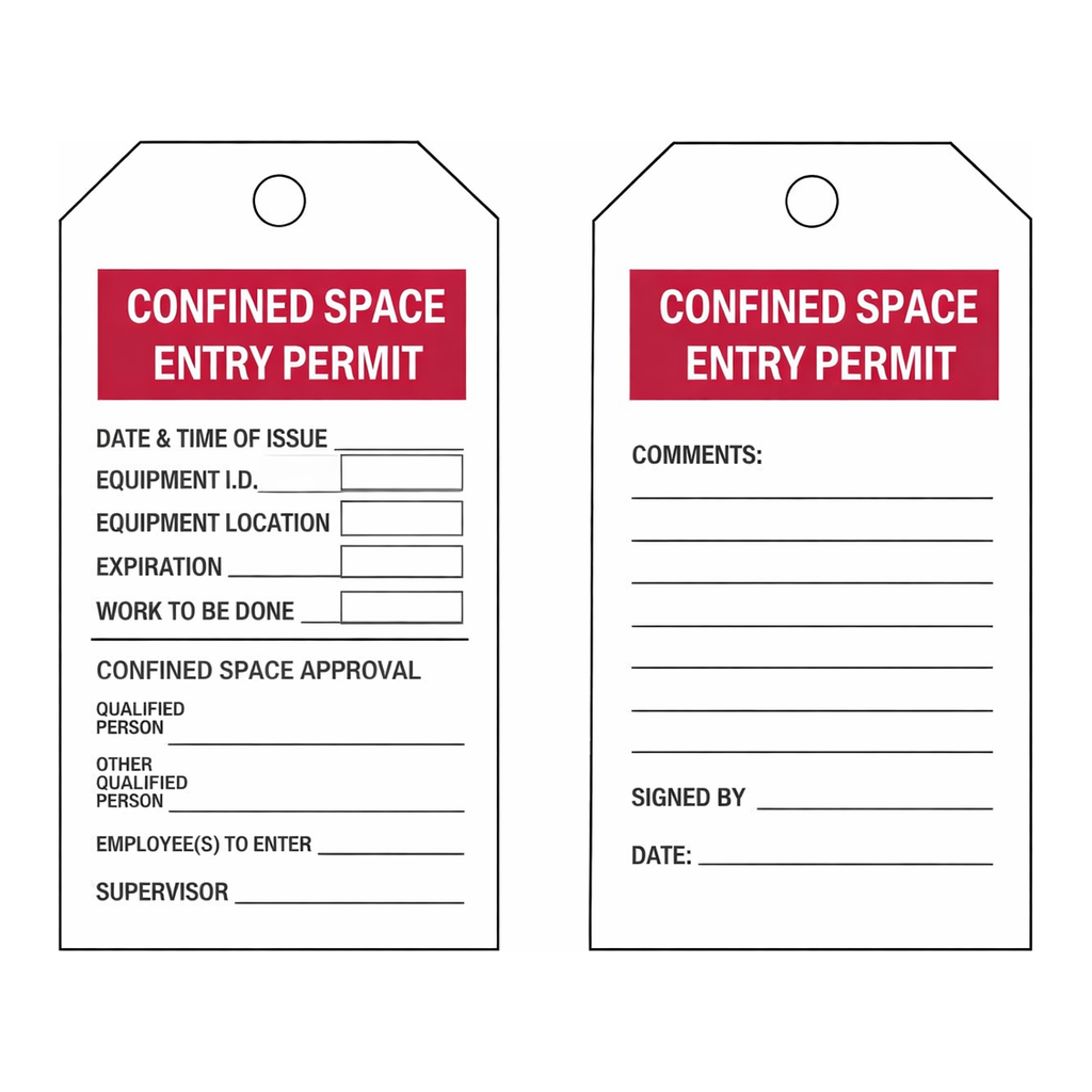 Brady Confined Space - CONFINED SPACE ENTRY PERMIT
