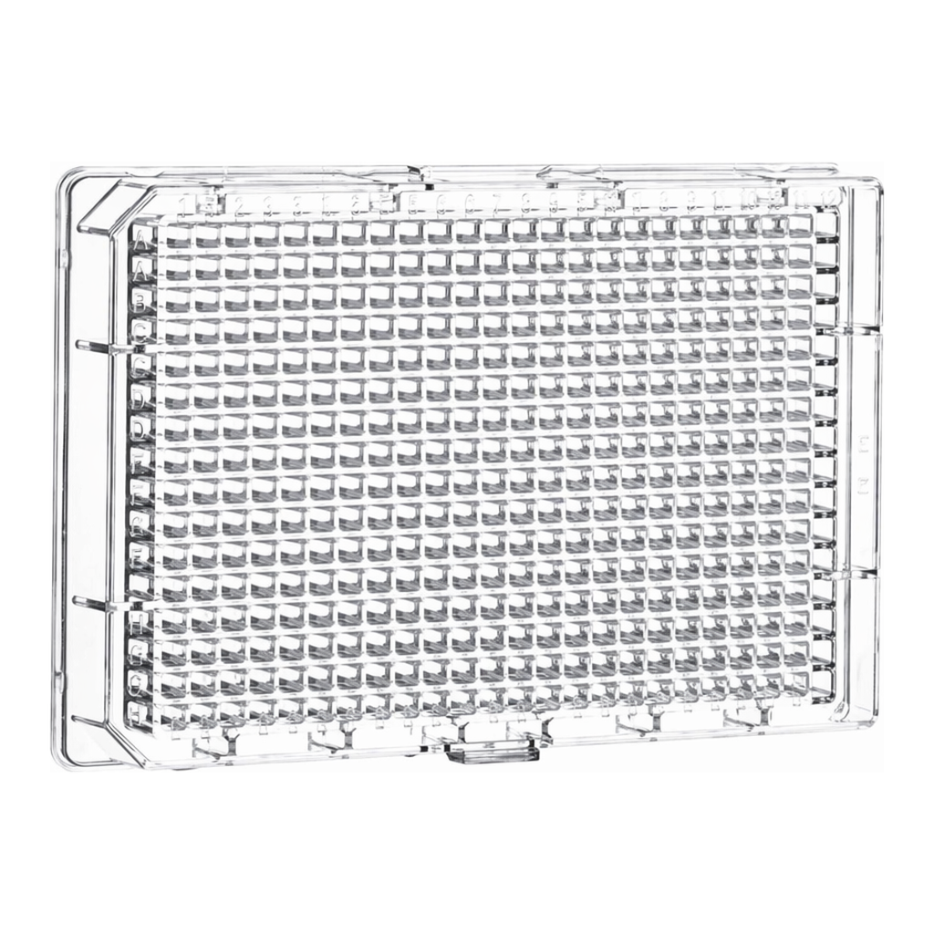 Greiner Bio One CELL CULTURE MICROPLATE, 384 WELL, PS, CLEAR,POLY-D-LYSINE, CELLCOAT®, LID, 5 PCS./BAG