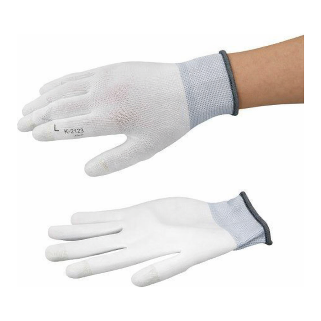 AS ONE AT Touch Panel Corresponding PU Coated Glove (Palm coated), AT 터치패널 대응 PU 코팅 장갑 (손바닥 코팅)