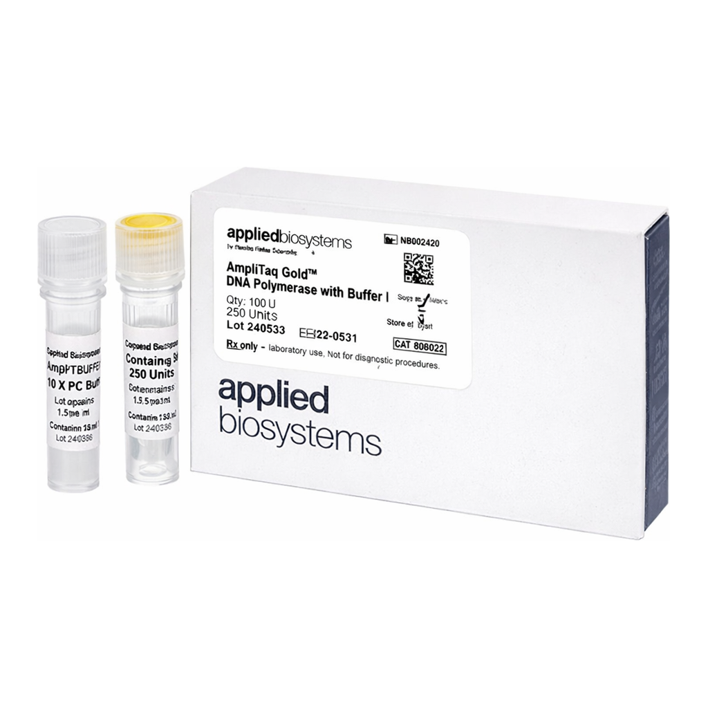 Thermo Fisher Scientific AmpliTaq Gold DNA Polymerase with Buffer I, 250 Units