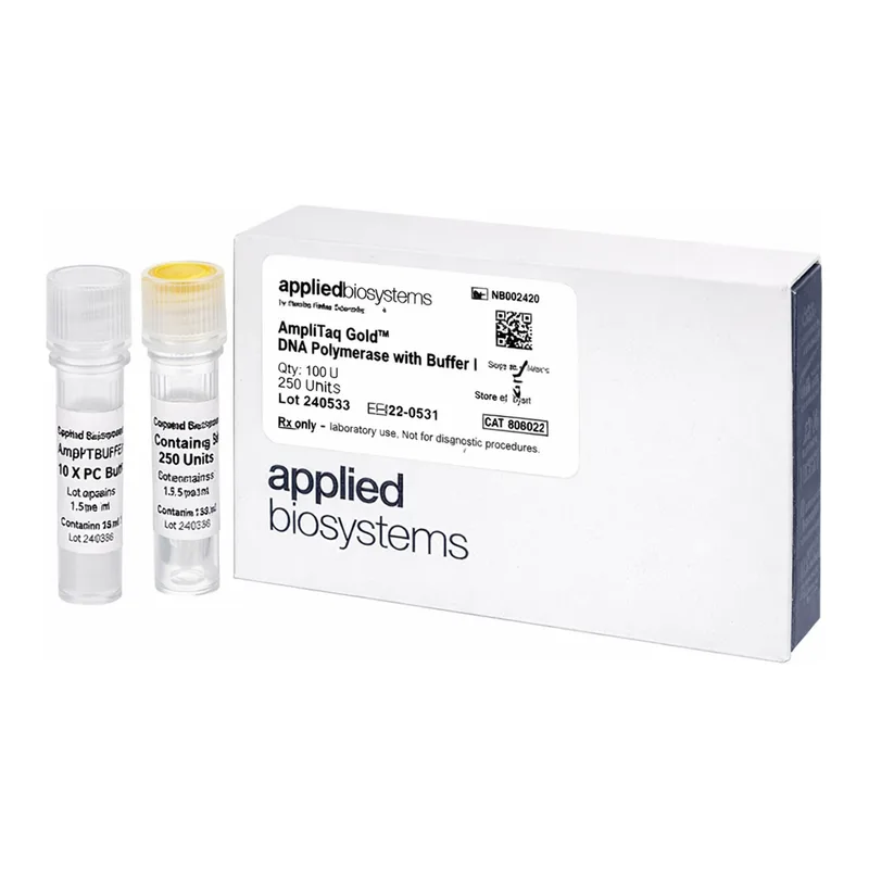 Thermo Fisher Scientific AmpliTaq Gold DNA Polymerase with Buffer I, 250 Units