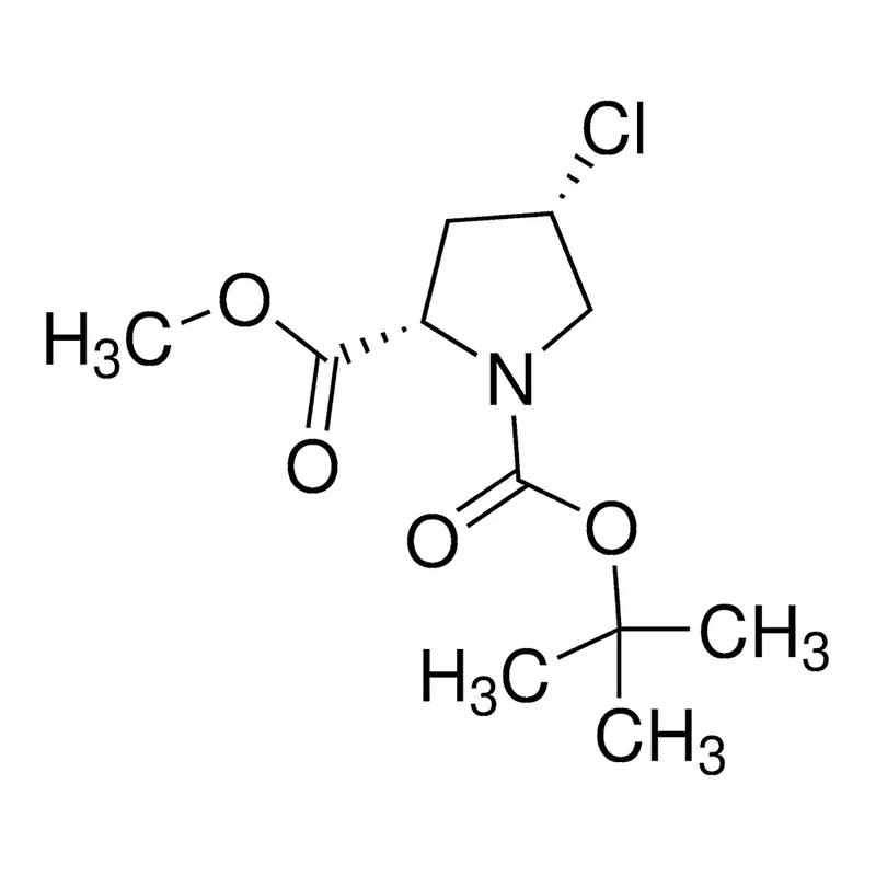 Merck 1-tert-Butyl 2-methyl (2S,4S)-4-chloro-1,2-pyrrolidinedicarboxylate