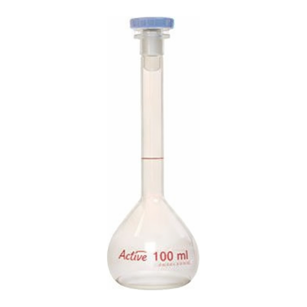 Merck Azlon Clear PMP Volumetric Flask with PPE Stopper