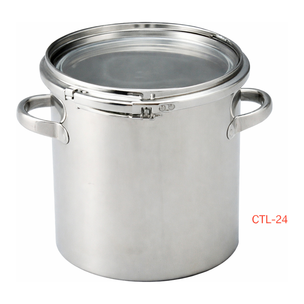 AS ONE Stainless Steel Sealed Tank(Band Type·SUS304), 스테인리스 밀폐식 탱크(밴드 타입·SUS304)